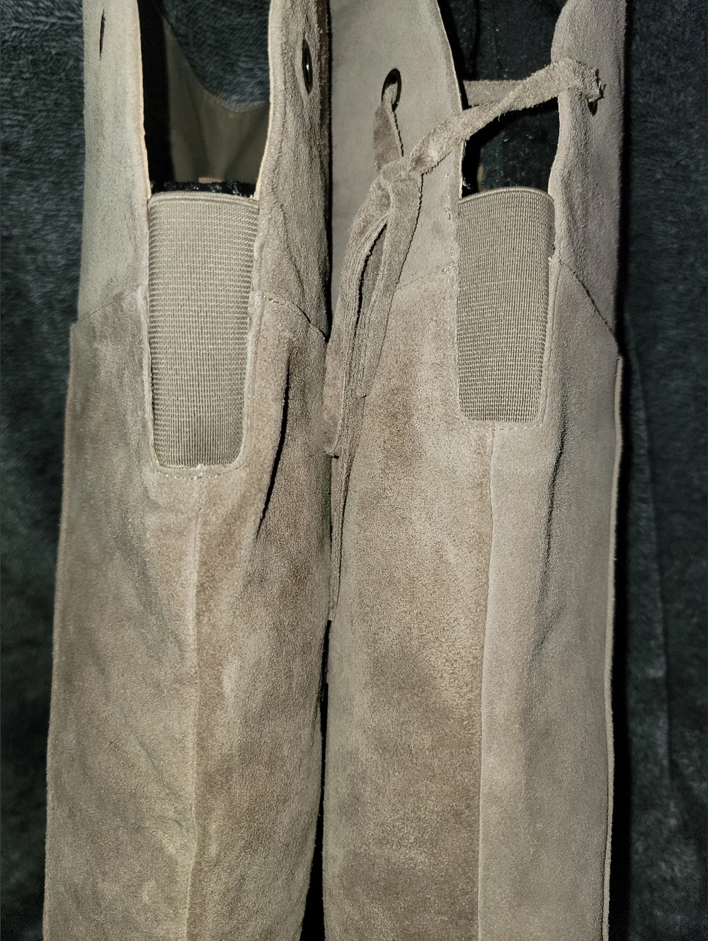 Arturo Chiang Women's Taupe Leather Knee-High Heeled Boots